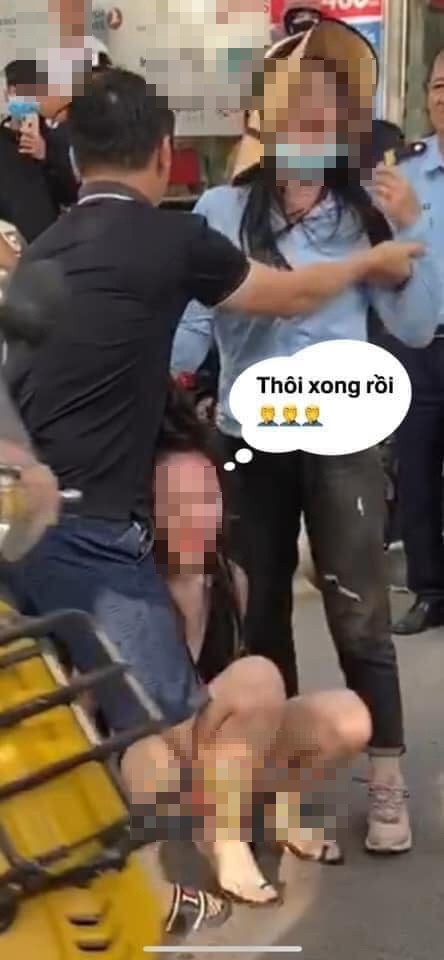 M.N được cho là cô gái “tiểu tam” bị đánh ghen trên phố Lý Nam Đế (Hà Nội) vào giữa tháng 9/2020. Ảnh: Cắt từ clip