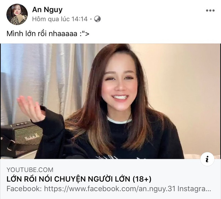 Vào khoảng đầu năm 2020, sau thời gian dài ở ẩn An Nguy bất ngờ xuất hiện trên trang cá nhân của mình chia sẻ về vấn đề giới tính. Nhiều fans hâm mộ của cô đã tỏ ra hào hứng khi thấy thần tượng của mình đã vượt qua scandal để xuất hiện vui vẻ trước công chúng.