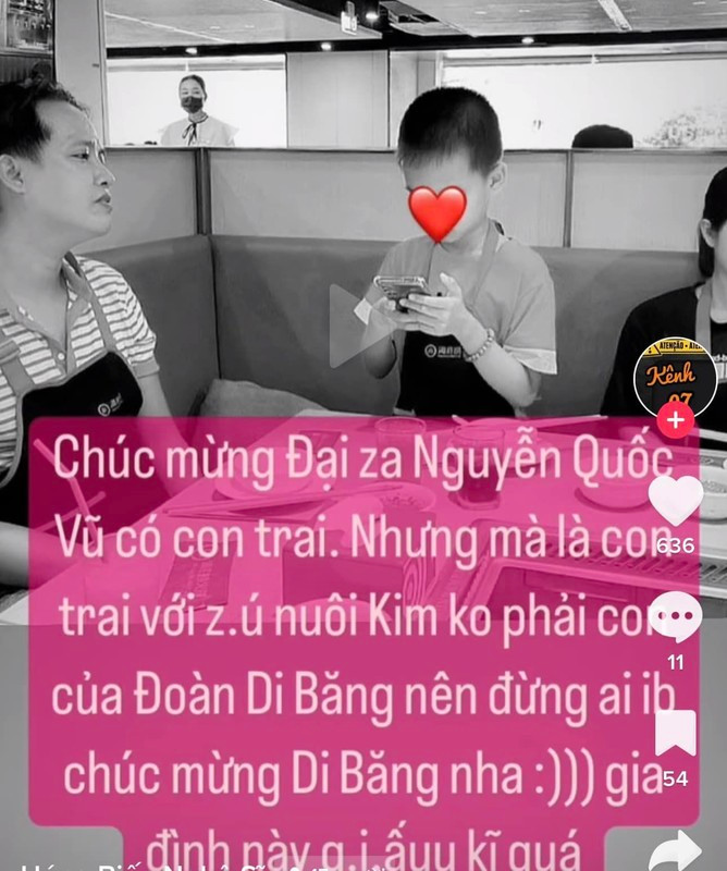 Trước thông tin gây hoang mang trên mạng xã hội, nữ đại gia Đoàn Di Băng vô cùng bức xúc. Cô đăng status phản ứng gay gắt trên trang cá nhân và bày tỏ rằng những thông tin trên đã xúc phạm, bôi nhọ danh dự nghiêm trọng đến cả gia đình và bảo mẫu Thiên Kim.