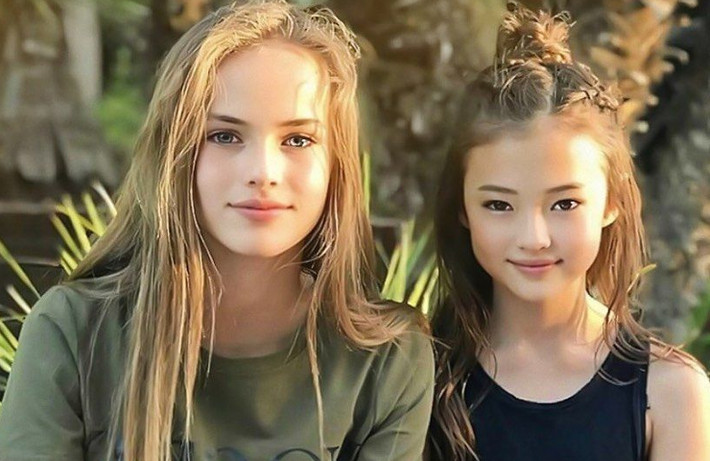 Ella Gross và Kritina Pimenova thường xuyên lọt vào danh sách những " bé gái đẹp nhất thế giới" từ khi còn nhỏ.
