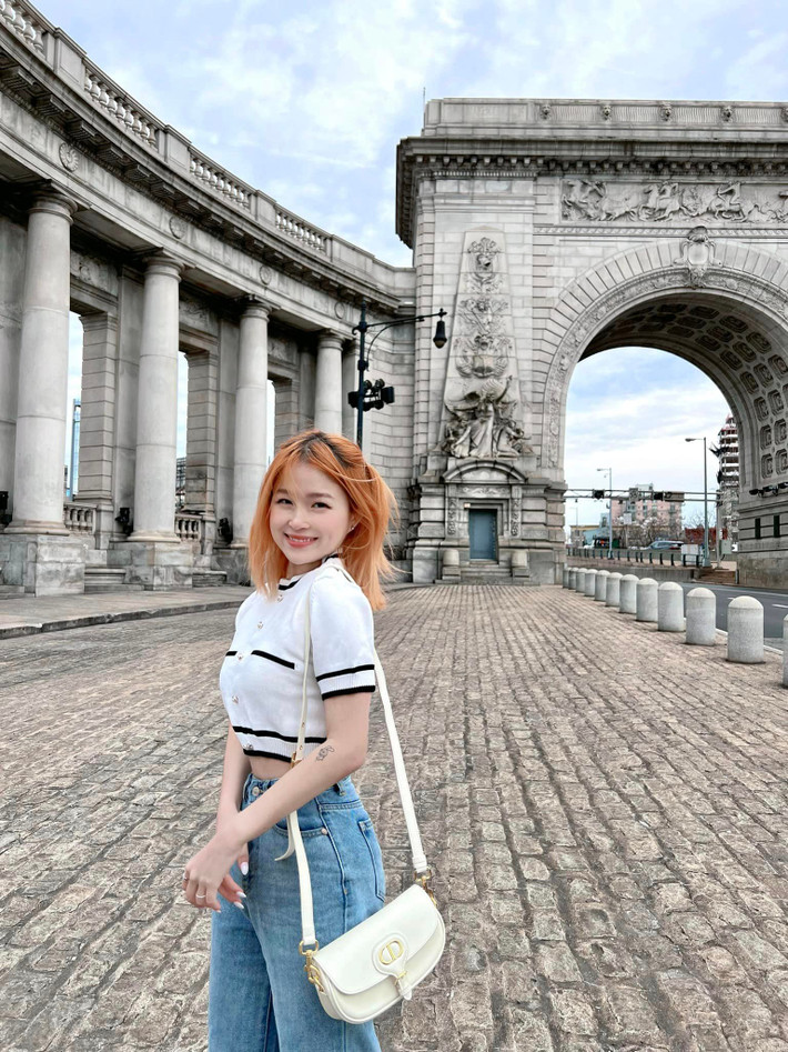 Cô nàng cũng không ngần ngại chia sẻ về quá trình học tập cũng như cuộc sống, sinh hoạt tại xứ cờ hoa.