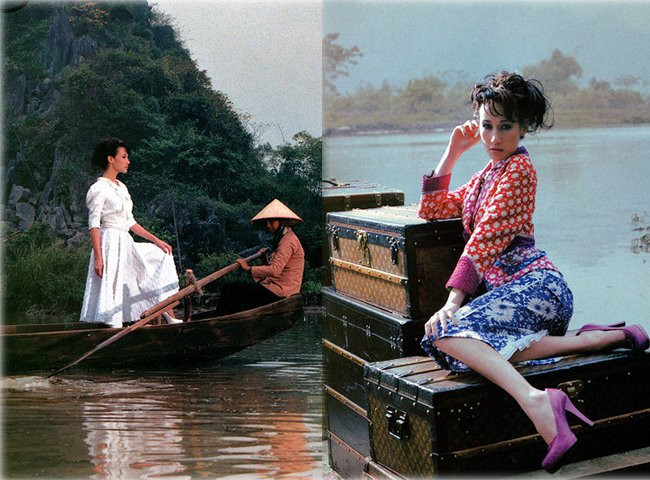 Sao gốc Việt, Maggie Q (Lý Mỹ Kỳ) từng tới Việt Nam thực hiện bộ ảnh thời trang vào năm 2005. Maggie Q gợi cảm trong khung cảnh non nước hữu tình ở Việt Nam