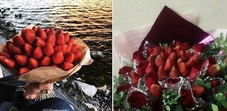 Không chỉ đạt đủ yêu cầu đẹp mắt và hữu dụng những đóa hoa dâu tây được rất nhiều bạn trẻ lựa chọn để tặng nửa kia của mình trong ngày Lễ tình nhân năm nay.
