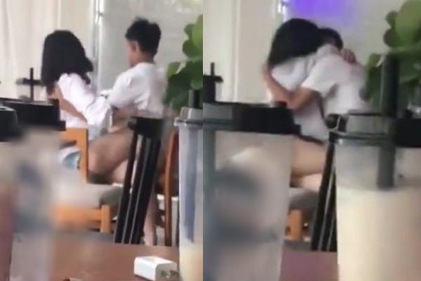 Hình ảnh học sinh hôn nhau phản cảm trong khi vẫn mặc đồng phục trường trung học ở nơi công cộng cũng không còn là quá xa lạ trên mạng xã hội.