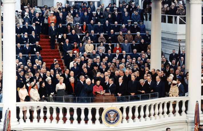 Tổng thống Richard Nixon lên ngôi Tổng thống và trở thành Tổng thống thứ 37 của nước Mỹ. Nguồn ảnh: TA.