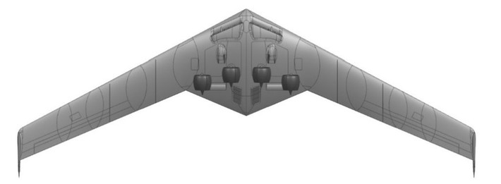 Mặc dù XRQ-73 Shepard trông giống như những máy bay không người lái tàng hình khác được chế tạo theo sơ đồ "cánh bay", cho dù vẫn sử dụng cửa hút gió khá lớn, nhưng nó thực sự là một thiết kế rất mới.