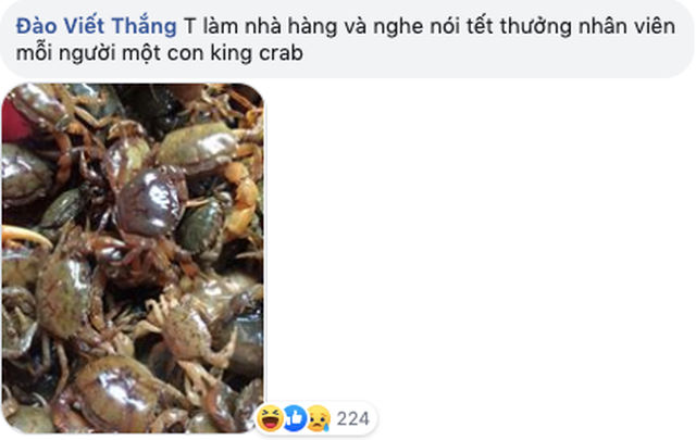Thưởng Tết cua hoàng đế mini...