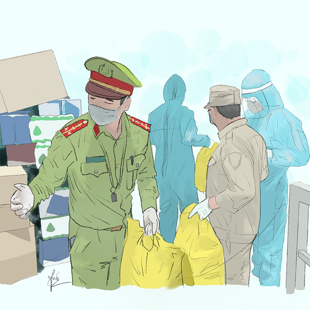 Mỗi ngày, nữ sinh dành ra nửa thời gian để vẽ tranh, trung bình Minh Anh vẽ được 1 đến 2 bức tranh, quãng thời gian còn lại Anh dành cho việc học, sinh hoạt.