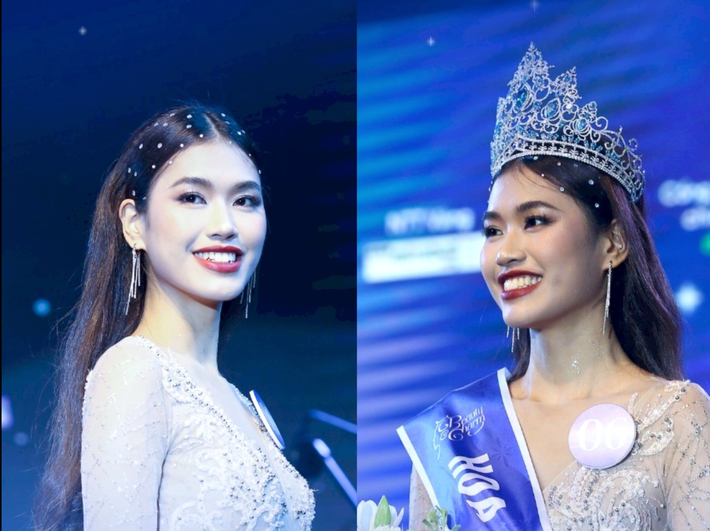 Tân Hoa khôi Đại học Ngoại thương là sinh viên chuyên ngành Quản trị Marketing. (Ảnh: Duyên Dáng Ngoại Thương)