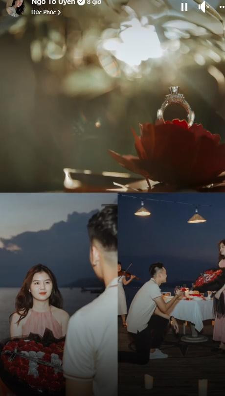Sau màn cầu hôn lãng mạn, ngọt ngào này, danh tính cũng như nhan sắc của bạn gái Thành Chung được cư dân mạng đặc biệt quan tâm.