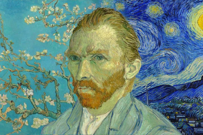Van Gogh sở hữu những kiệt tác nghệ thuật nổi tiếng như: “Đêm đầy sao” - 1889; “Những cây ô lưu” - 1889; “Quán cafe đêm” - 1888; chùm tranh “Hoa Hướng dương” - 1890; “Chân dung bác sỹ Gachet” - 1890, những bức chân dung tự họa của ông…
