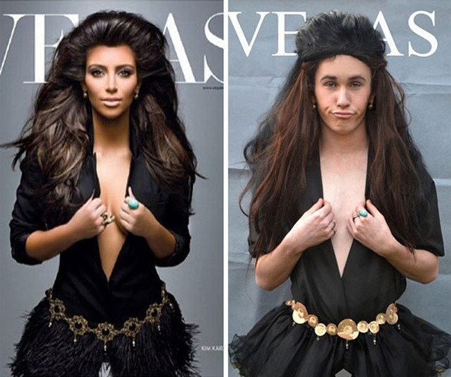 Kim Kardashian cũng phải "ghen tị" với chàng trai này.