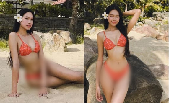 Mới đây nhất, bạn gái Đoàn Văn Hậu đốt mắt người xem bằng hình ảnh diện bikini màu đỏ nổi bật khi du lịch hè, cư dân mạng thi nhau vào bình luận xin bí quyết giữ dáng.