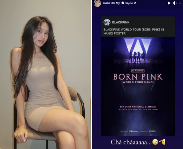 Háo hức từ ngày công bố sự kiện, Doãn Hải My được dự đoán là sẽ đi "đu idol" cùng bạn trai Đoàn Văn Hậu.