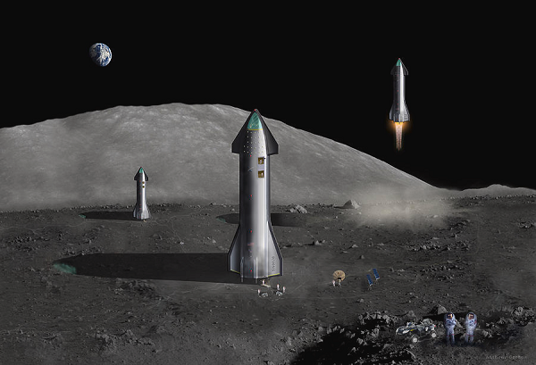 Tuy nhiên, Cơ quan Thẩm định trách nhiệm của Chính phủ Mỹ (GAO) đã bác bỏ ý kiến của Blue Origin. Ngay sau đó, SpaceX được NASA thanh toán 300 triệu USD để thực hiện dự án này.