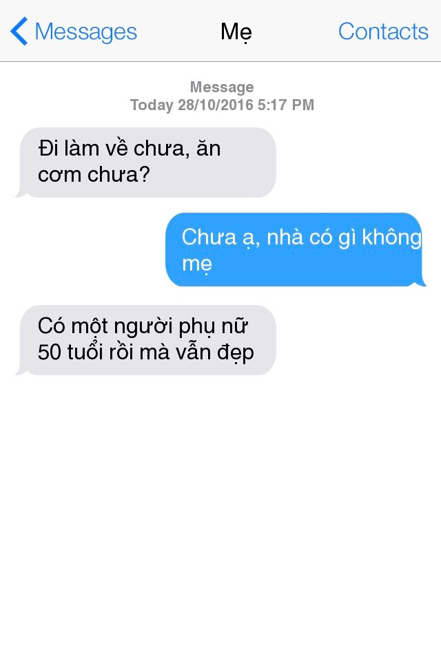 Không chỉ hội chị em, mà ngay cả các bà mẹ đôi khi cũng lên tiếng "nhắc khéo" con trai mình.