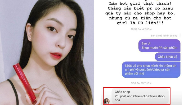 Ngoài được biết đến là bạn gái cũ Quang Hải, cô còn là ca sĩ, người mẫu chụp hình, đóng quảng cáo và kinh doanh trên mạng.