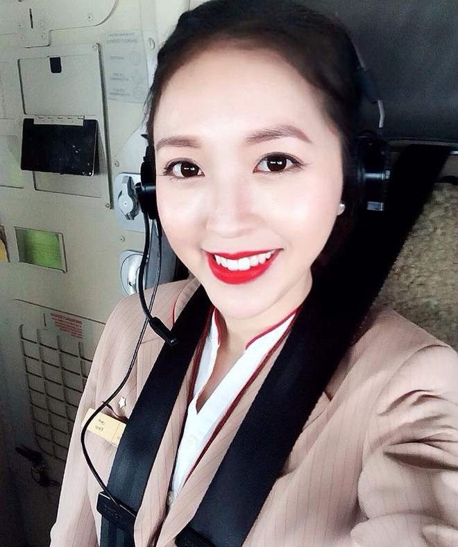 Cô là một trong những hot girl 9X người Việt có cơ hội thể hiện mình tại môi trường hàng không năng động ở nước ngoài.
