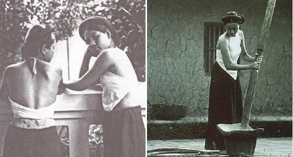 Hay, khoe vẻ đẹp thắt đáy lưng ong ý nhị, kín đáo qua chiếc áo yếm xưa.