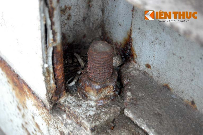 Những con ốc bị hoen gỉ.