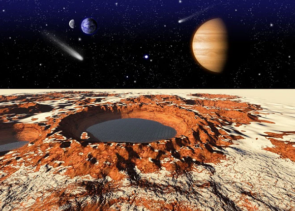 Vào năm 2015, NASA công bố tìm thấy nước ở dạng lỏng trên Sao Hỏa. Theo báo cáo của NASA, những vệt nước này chỉ xuất hiện khi nhiệt độ bề mặt Sao Hỏa vượt qua ngưỡng âm 23 độ C.