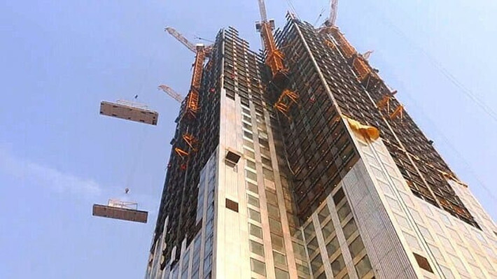 Xây tòa nhà chọc trời chỉ trong 19 ngày