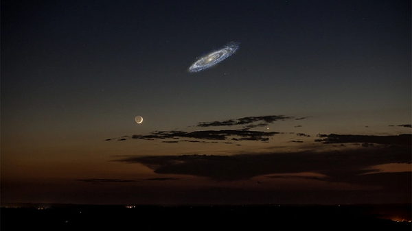 Ngay lúc này, cả thiên hà Andromeda đang lao về phía chúng ta với vận tốc 400.000 km/h. Các nhà khoa học đều cho rằng một vụ va chạm chắc chắn sẽ xảy ra. Andromeda, hay còn gọi là thiên hà Tiên Nữ, sẽ sát nhập với thiên hà Milky Way của chúng ta để trở thành một thiên hà elip mới.