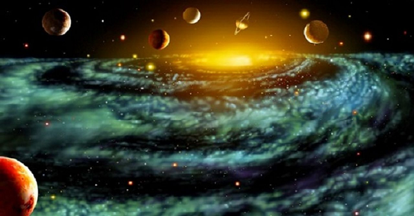 Big Bang là vụ nổ đầu tiên để từ đó đồng thời sinh ra không gian, năng lượng và vật chất để tạo ra vụ trụ như hiện nay. Theo kịch bản này, khởi thuỷ vũ trụ nguyên thuỷ chỉ là một đại dương cực kỳ đặc và nóng (đây vẫn là điều phải thừa nhận). Rồi vụ nổ lớn Big Bang xảy ra, từ đó bắt đầu toàn bộ các biến cố sau này.