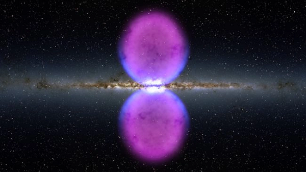 Vào năm 2010, kính thiên văn không gian Fermi của Cơ quan Hàng không vũ trụ Mỹ (NASA) đã phát hiện hai bong bóng bí ẩn nằm ở khu vực chính giữa dải Ngân Hà. Chúng được các nhà khoa học đặt tên là "Bong bóng Fermi", với hình dáng giống như hai cánh của một con sâu bướm khổng lồ, hay hình đồng hồ cát.