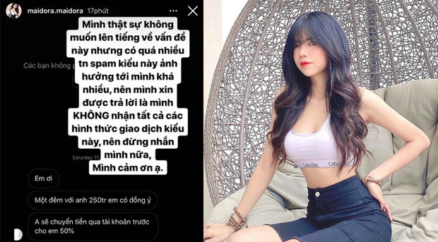 Trước đó, nữ streamer Mai Dora cũng như nhiều cái tên khác cũng phải lên tiếng tố cáo vì những hành động quấy rối, làm phiền vô cùng nhạy cảm tương tự.