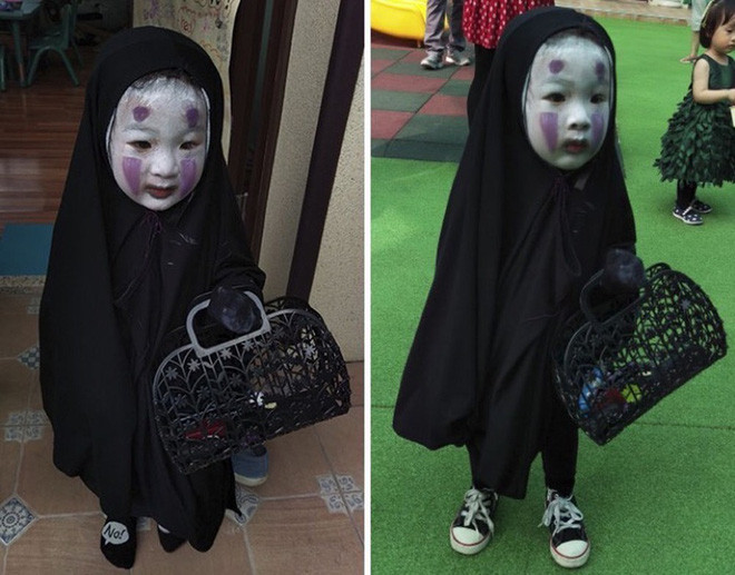 Cứ mỗi mùa Halloween, cư dân mạng lại được dịp cười nghiêng ngả khi chứng kiến màn hóa trang Halloween theo phong cách "kinh dị" nhưng vẫn "lầy lội" của các em bé.