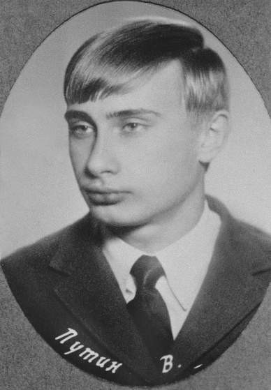 Chàng trai Putin hồi những năm 1970.