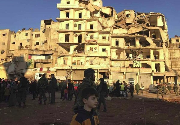 Khung cảnh bình yên ở Aleppo thời gian này. Ảnh FNA