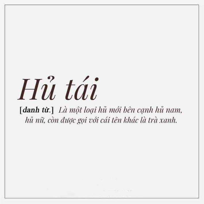 Cư dân mạng gọi Hải Tú là "trà xanh" - cụm từ dùng để gọi những cô nàng bên ngoài tỏ ra thanh thuần, ngây thơ nhưng thực chất rất mưu mô, chuyên "nhăm nhe" người đàn ông đã có chủ.