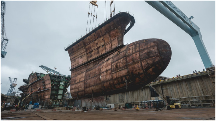 Theo những thông tin mới nhất được truyền thông Mỹ đưa tin, tàu sân bay USS John F. Kennedy (CVN-79) sẽ là tàu sân bay thứ hai được đóng theo lớp Gerald R. Ford của Hải quân Mỹ và dự kiến sẽ được đưa vào biên chế lực lượng trong năm 2020 tới đây. Nguồn ảnh: Twitter.