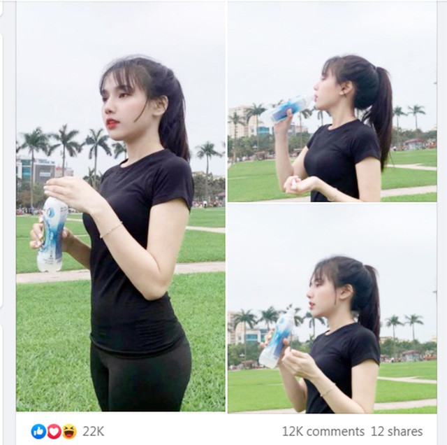 Mới đây, khoảnh khắc dừng chân uống nước của một nàng hot girl đã nhanh chóng chiếm sóng trên MXH.