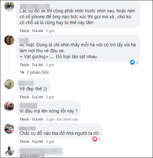 Đa số các ý kiến cho rằng có thể chiếc xe taxi này đã đỗ xe không đúng quy định nên mới dẫn đến sự việc này. Tuy vậy, nên thông báo với lực lượng chức năng để có biện pháp giải quyết, thay vì có hành động phun sơn, phá hoại tài sản của người khác. Ảnh: Chụp màn hình