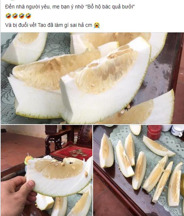 Mẹ chồng nhờ bổ bưởi và thành quả "thảm họa" của một nàng dâu.