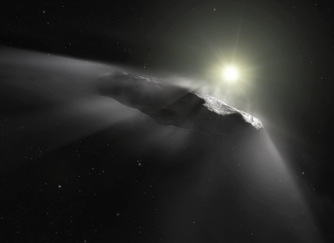 Tuy nhiên, Oumuamua lại di chuyển với tốc độ 93,300 km/giờ theo hướng của chòm sao Pegasus. Điều này đặt giả thiết rằng nó có thể là một tàu không gian tự hành.