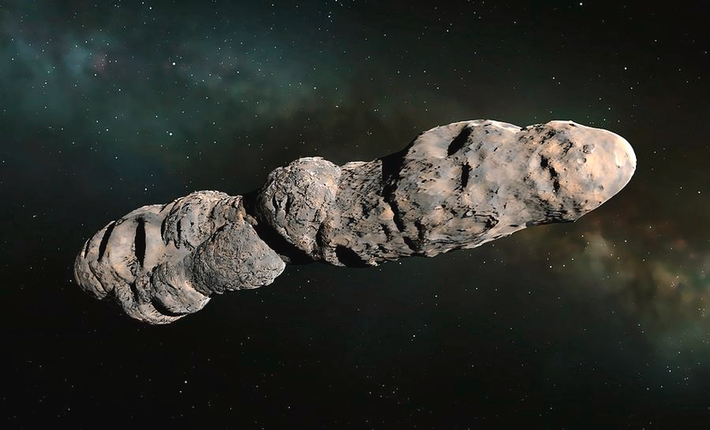 Oumuamua được cho là đến từ đĩa mỏng của Ngân Hà, nơi chứa rất nhiều nguyên tố nặng và ít nước, làm cho việc hình thành đuôi khí bụi không khả thi.