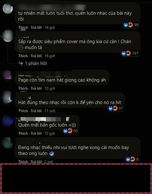 Một số bộ phận người xem cho rằng, đây là một cách để nhạc Việt thêm sinh động. Các bạn trẻ rất sáng tạo khi biến sản phẩm của thiếu nhi thành những ca khúc người lớn độc đáo. "Quên mất luôn bản gốc", "Đang nhạc thiếu nhi vui tươi nghe xong cái muốn bay theo ong luôn", "Ra thêm bản full đi thôi",...là những bình luận của netizen sau khi nghe phiên bản này.