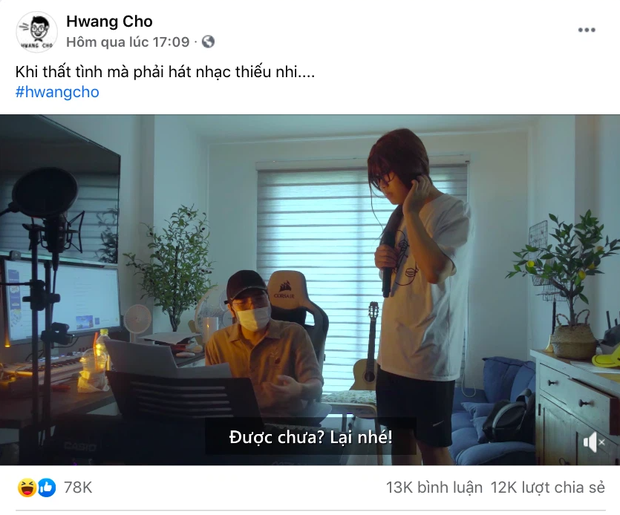 Được biết, đoạn clip Chị Ong Nâu phiên bản thất tình gây sốt do các thành viên của team Hwang Cho lên ý tưởng thực hiện.
