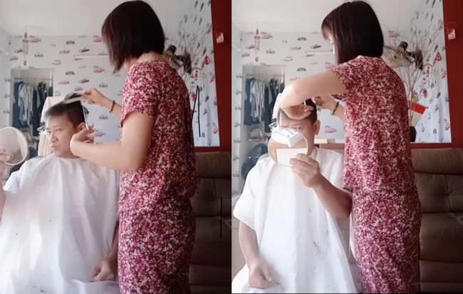 Phụ nữ tóc dài có thể vài tháng không cắt nhưng đàn ông thì không thể để mái đầu rối bù xù được. Và vợ là lựa chọn duy nhất để có thể thực hiện việc này.