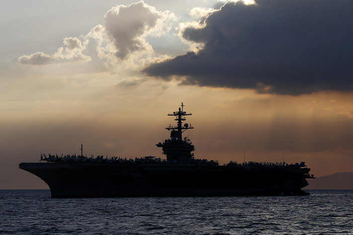 Theo vị trí cập nhật lần cuối cùng của tàu USS Theodore Roosevelt hôm 30/3 vừa rồi, tàu đã tiến đến đảo Guam, Mỹ. Nguồn ảnh: USNavy.