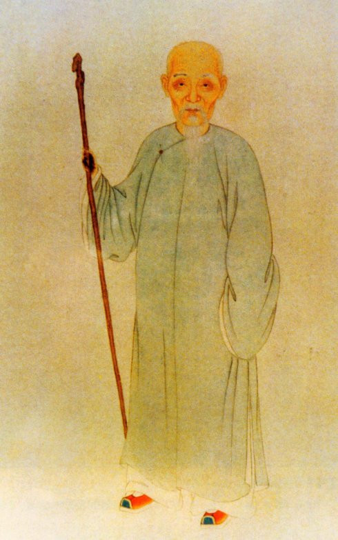 Thẩm Đức Tiềm (1673-1769) tự Đính Sỹ, hiệu Quy Ngu, người Trường Châu là nhà thơ và là sủng thần dưới thời hoàng đế Càn Long. Cho mãi đến năm thứ tư Càn Long tức năm 1739 khi đã 67 tuổi mới đỗ tiến sĩ. Trong trường thi giữa bao nhân tài ông đã được hoàng đế Càn Long chú ý đến.