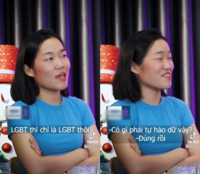 Một số khác lại bênh vực nữ TikToker, cho rằng câu nói của cô hoàn toàn bình thường, có thể do cách nói gây hiểu nhầm.