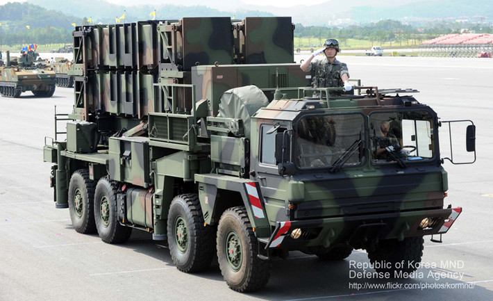 Hàn Quốc tuyên bố rằng hệ thống phòng không của họ có đủ sức đánh chặn mọi loại tên lửa của Triều Tiên ngay từ trên bệ phóng. Nguồn ảnh: Chosul.