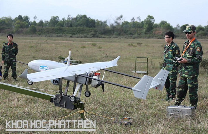 Máy bay không người lái VUA-SC-3G có tầm hoạt động tối đa 50 km. Đặc biệt, loại máy bay không người lái này có trọng lượng khá nhẹ nên có thể cất cánh từ giàn phóng hoặc từ đường băng và hạ cánh ở bất cứ đâu. Nguồn ảnh: Khoa học & Phát triển.