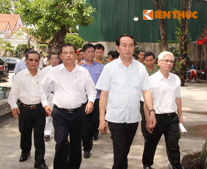 Trưa ngày 8/7, Đại tướng Trần Đại Quang - Ủy viên Bộ Chính trị, Bộ trưởng Bộ Công an đã dẫn đầu đoàn công tác của Bộ Công an đã đến hiện trường vụ thảm sát tại Bình Phước để chỉ đạo công tác điều tra. Đồng thời phúng viếng và chia buồn với gia đình các nạn nhân.