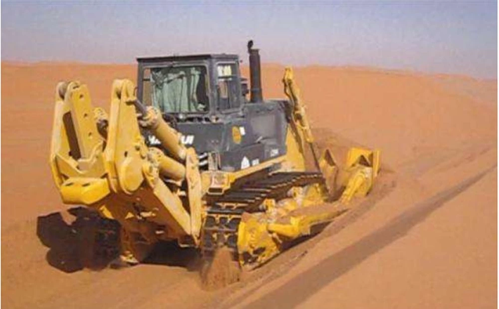 Bằng công nghệ radar xuyên đất, các nhà khoa học đã xác định độ sâu trung bình của Sahara là 150 mét, có nơi tới 320 mét. (Ảnh: Baidu)
